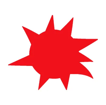 Polep vozidla SAMOLEPKA Průstřel 004 levá (10 - červená) NA AUTO, NÁLEPKA, FÓLIE, POLEP, TUNING, VLASTNÍ TEXT, TISK, AUTOSAMOLEPKY.cz, POLEPY, OBRÁZEK, LOGO, SAMOLEPKY