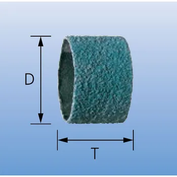 Brusný papír A240203825080 | Brusný pás valcový SBZY Lukas 03825 ZK 80