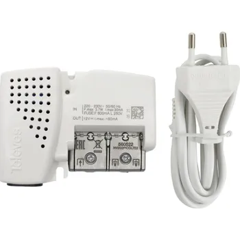 Anténní zesilovač Televes 560522 zesilovače Picokom, 2 výst, (47-400, 470-694 MHz), G=10 dB (VHF), 20 dB (UHF), AGC, LTE700