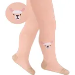 Vzorované punčocháče WOLA LAMA růžové Velikost: 80-86