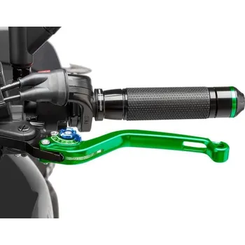 Páčka spojky bez adaptéru PUIG 270VA dlouhé zelená/modrá