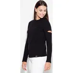 Dámská halenka s rozparky K339 KATRUS Barva: Černá, Velikost: L