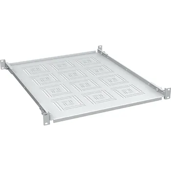 Rozvaděč Solarix Police 19" 1U 550mm pevná RAL 7035 úchyt na přední i zadní lišty UP-15-G