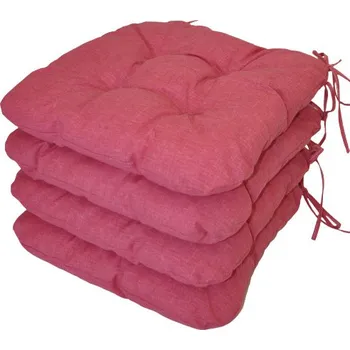 Podsedák Nábytek PEGAS Sedák UNI barva malinový melír - set 4 kusy