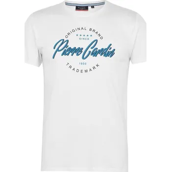 Pánské tričko pánské tričko PIERRE CARDIN - WHITE - M (Pierre Cardin Print)