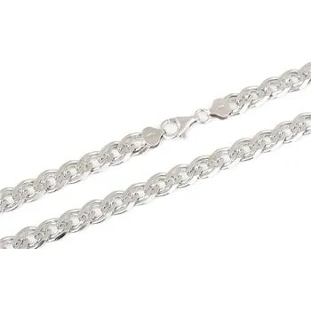 Řetízek Pánský stříbrný řetízek rombo STRR0456F 55 cm + dárek zdarma