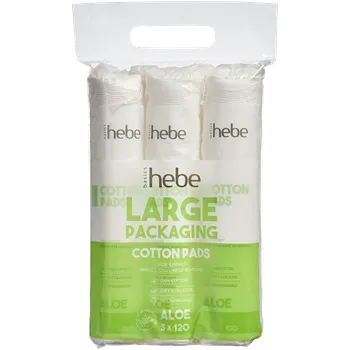 Kosmetický tampón Hebe Basics Aloe vatové tampony, 3x120 ks/1 bal