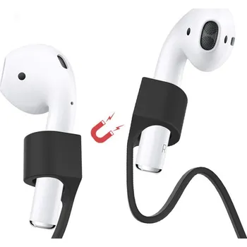 Sluchátka OEM Silikonový držák na sluchátka Airpods Barva: Černá