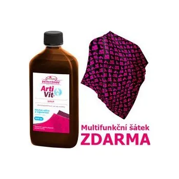 VITAR Veterinae ArtiVit Sirup 500ml+multifunkční šátek