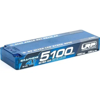 RC náhradní díl LRP Electronic HV LCG ULTRA Stock Spec GRAPHENE-4.1 5100mAh Hardcase Akku - 7.6V LiPo - 135C/65C - expresní doprava