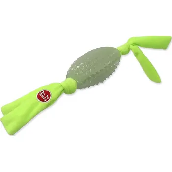 Hračka pro psa Hračka DOG FANTASY guma TPR - Glow oválný míč svítící ve tmě bílý 31cm