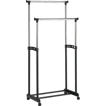 Věšák Nábytek PEGAS s.r.o. Věšák NOVA II, chrom/černá