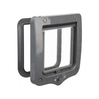 Dvířka pro psa Dvířka kočka plast 2P Šedá Trixie 1ks