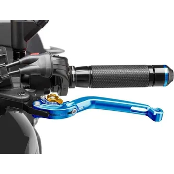 Páčka spojky bez adaptéru PUIG 260AO skládací modrá/zlatá