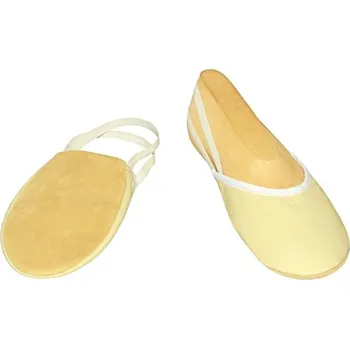 Dámská sálová obuv Gymnastické špičky kůže - světle béžové - 25