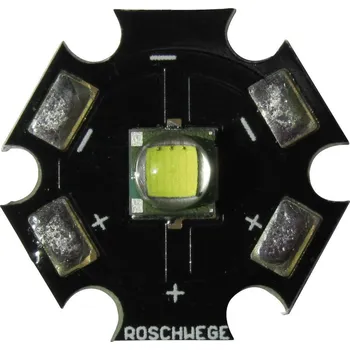 Dioda Roschwege HighPower LED teplá bílá 10 W 220 lm 3.1 V 1500 mA Star-W2700-10-00-00