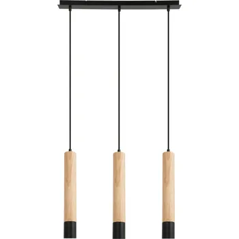 Rabalux závěsné svítidlo Braulia GU10 3x MAX 50W buk 72133