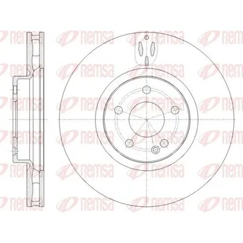 Brzdový kotouč Brzdový kotouč REMSA 61657.10