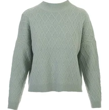 Dámské sako ZIMA-Svetr s károvým vzorem mentolový Velikost: M/L