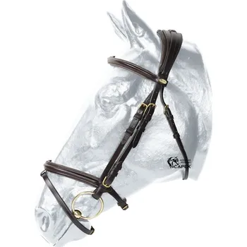 Uzdečka Kentaur -HAMILTON- - Tmavě hnědá - Cob