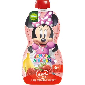 Hami kapsička Minnie s jahodou a banánem 110 g