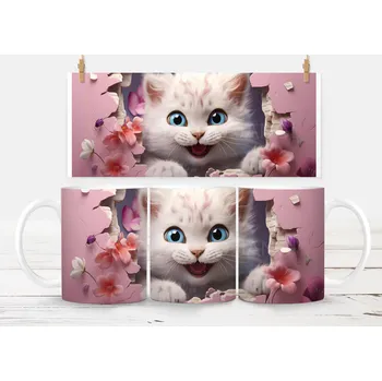 Keramický hrneček - kočička 11