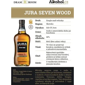 Whisky Jura Seven Wood 0,04l 42%