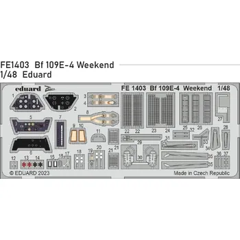 Plastikový model Eduard 1/48 Bf 109E-4 Weekend (EDUARD)