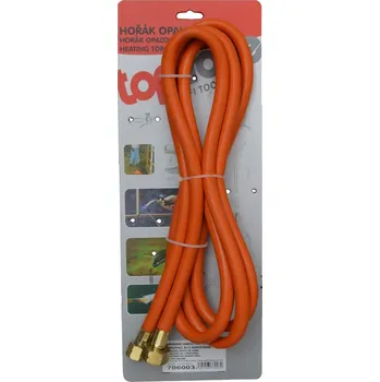 Plynová hadice Toptrade Profi Tools Toptrade Hadice pro PB hořák 3m s koncovkami 706003