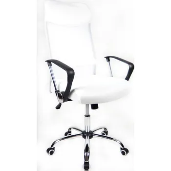 Kancelářská židle PREZIDENT bílý, sezení 4–5 hodin denně