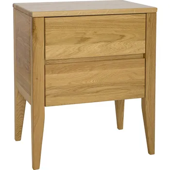 Knihovna Dubový noční stolek OSLO 2S z masivu Barevné provedení: Medová