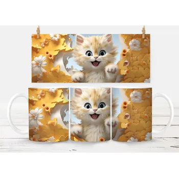 Keramický hrneček - kočička 18