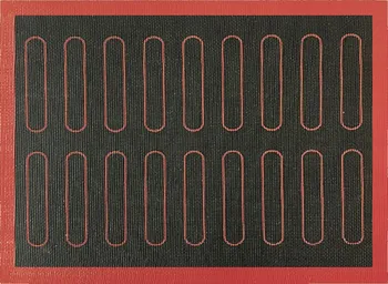 Ruhhy Silikonová podložka na pečení 30 x 40 cm černá/oranžová