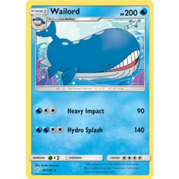 Sběratelská karetní hra Wailord 046/236 - Cosmic Eclipse Typ karty: Non-Holo