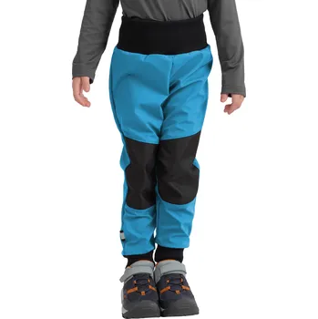 Unuo Unuo, Batolecí softshellové kalhoty s fleecem Street Strong, Tyrkysová /104