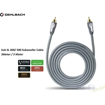 Audio kabel Oehlbach SL Sub 3m
