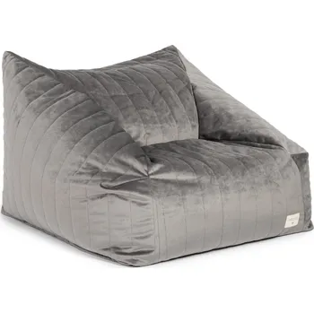 Sedací pytel Nobodinoz Sedací vak Chelsea Eco-Velvet Slate Grey