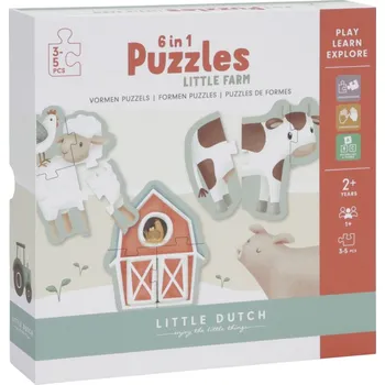 LITTLE DUTCH puzzle 6v1 Farma