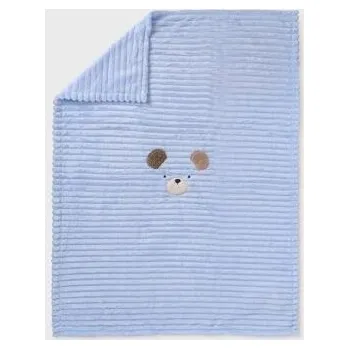 Dětská deka dětská plyšová deka modrá Mayoral 9336-81 velikost 80x100