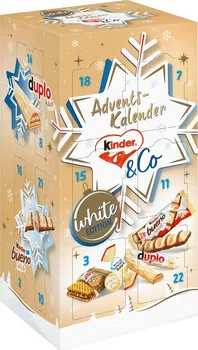 Čokoláda Kinder & Co Bílý adventní kalendář 263 g