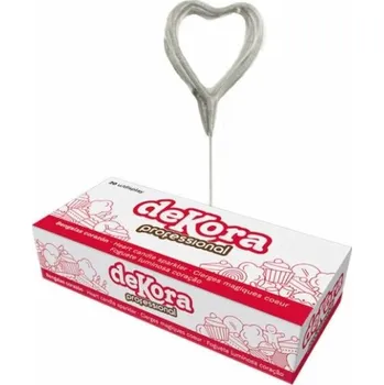 Dortová svíčka Prskavka na dort Srdce