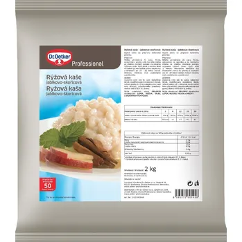 Rýžová kaše jablko-skořicová 2 kg bezlepková Dr.Oetker