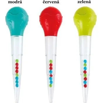 Hračka pro nejmenší Hape Hračky do vody - stříkací pipety varianta červená