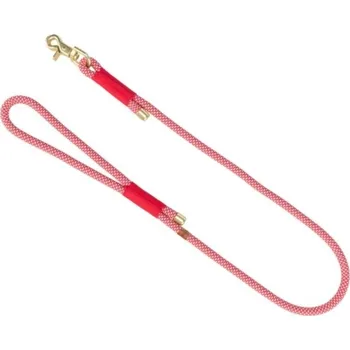 Pro psa Trixie Soft Rope kulaté vodítko lano vypouštěcí karabina S-XL 1m/1cm červená/krémová