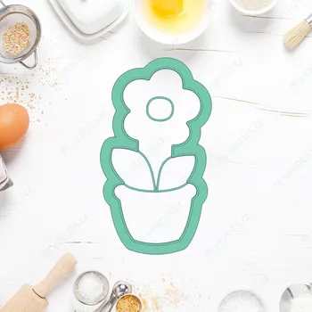 Vykrajovátko Vykrajovátko Květina v květináči