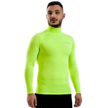 funkční tričko s vysokým límcem a dlouhým rukávem givova Corpus 3 reflexně žlutá 0019 M