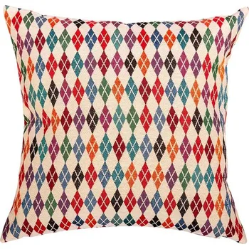 Dekorativní polštářek Dekorační polštář barevné kosočtverce, 45x45 cm