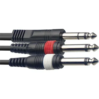 Audio kabel Stagg SYC3/PS2P E, kabel stereo JACK/2x JACK, 3m