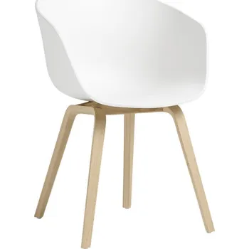 Jídelní židle HAY Židle AAC 22 Lacquered Oak Veneer, white 2.0