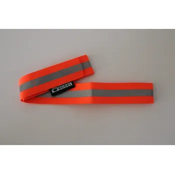 Obojek pro psa Záhoří Rudel Obojek s reflexní páskou pro psy - oranžový Velikost: 45